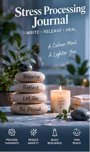 Stress Processing Journal digital product cover