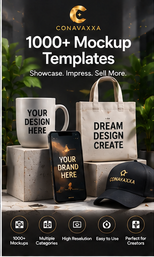 1000+ Mockup Templates digital product cover