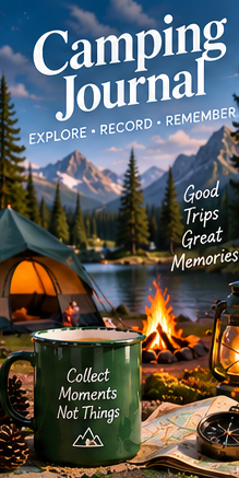 Camping Journal digital product cover