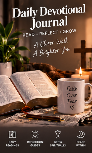 Daily Devotional Journal digital product cover