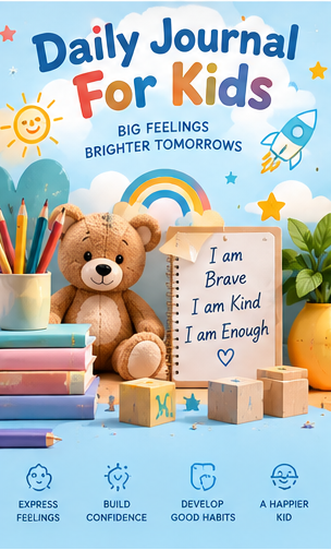 Daily Journal For Kids digital product cover