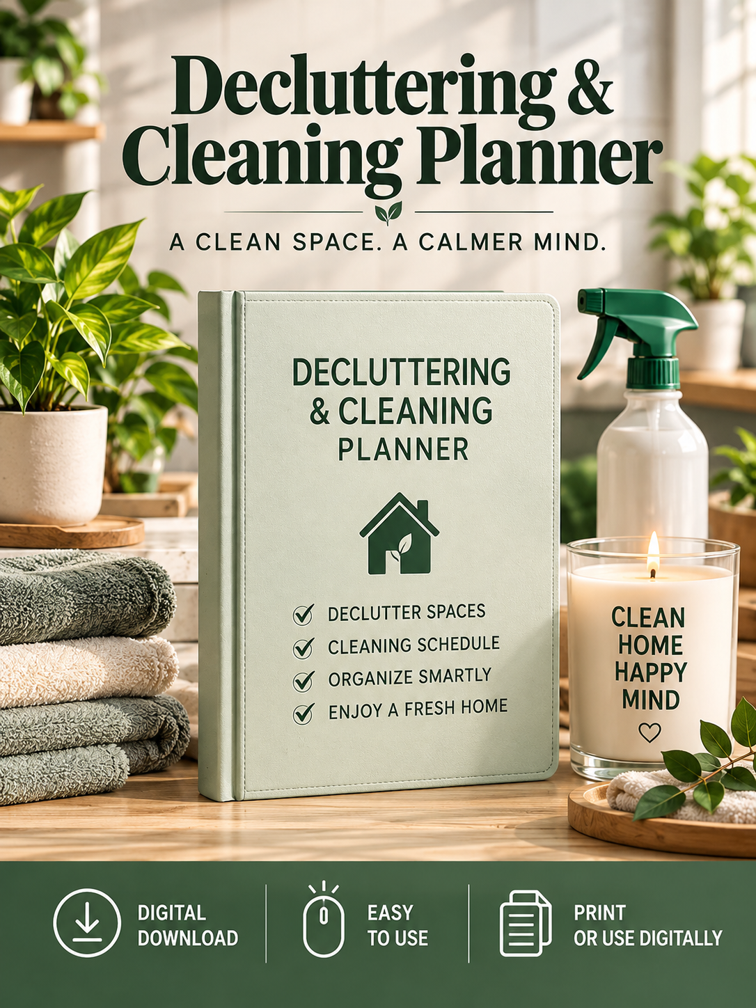 Decluttering & Cleaning Planner