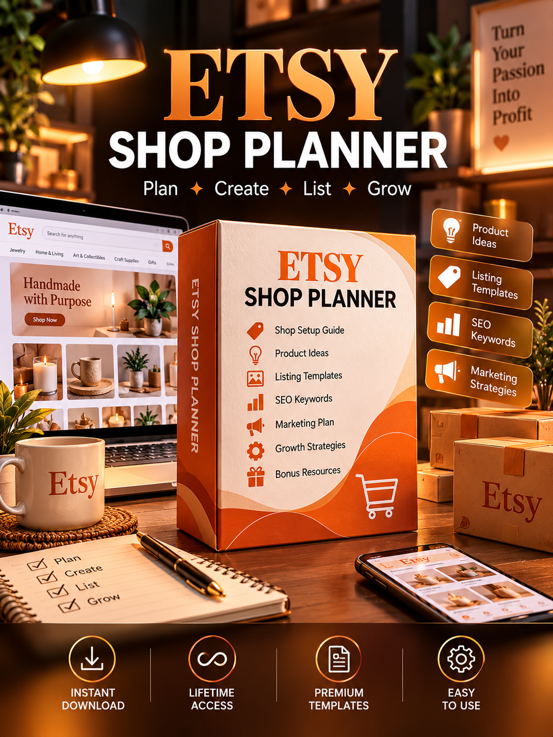 Etsy Shop Planner