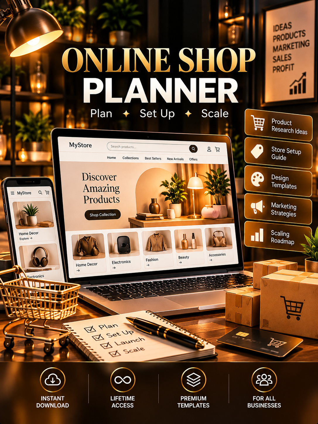 Online Shop Planner