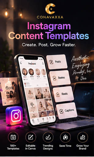 Instagram Templates digital product cover